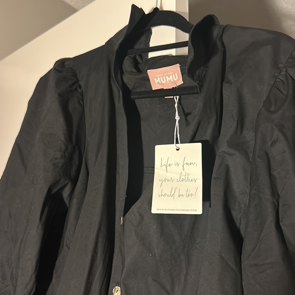 NWT Show Me Your Mumu Allure Poplin Shirt Dress - Picture 3 of 3